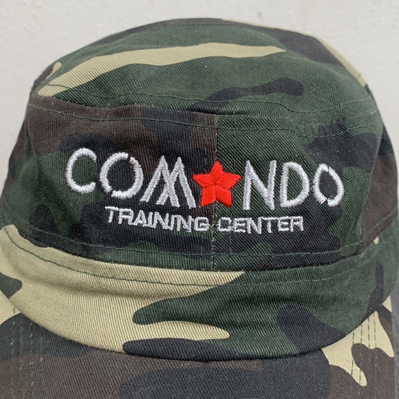 Comando Training Center Cadet Hat Mens OS Camouflage SelvaMagica Strapback Cap - Picture 3 of 14